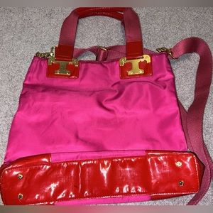 Worn once Tory Burch Pink and Red multi styled bag